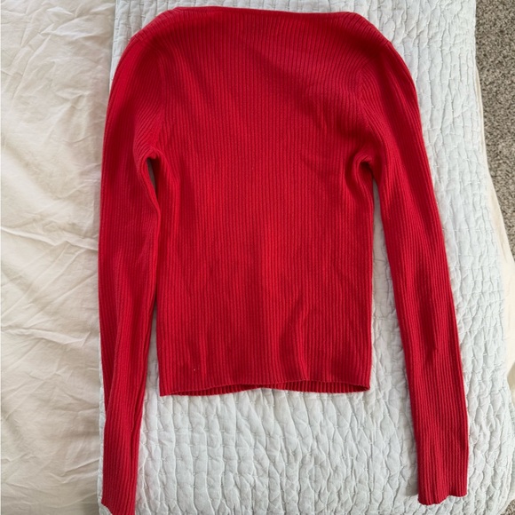 Fitted Rib-Knit Sweater - Picture 4 of 4